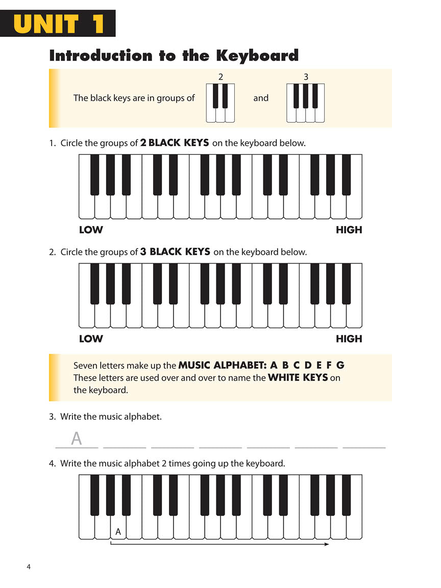 Essential Elements Piano Theory - Level 1 - Image 3