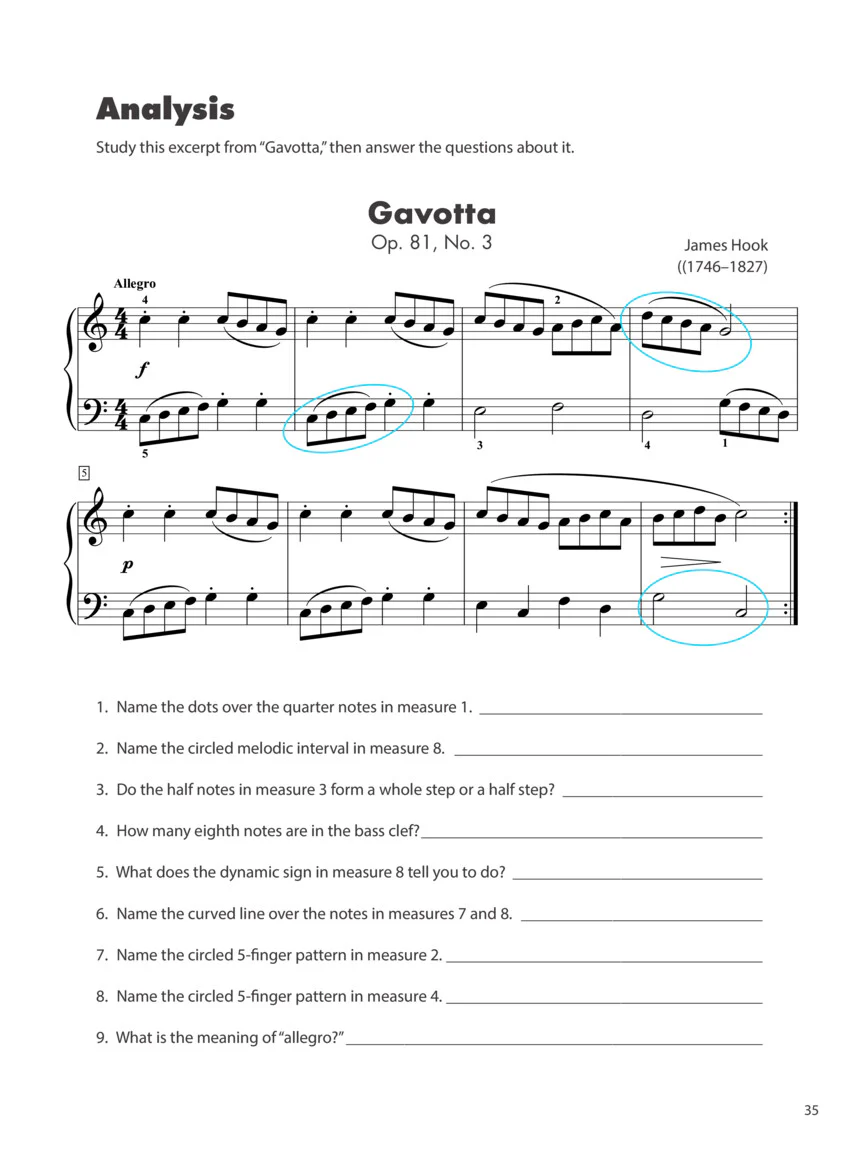 Essential Elements Piano Theory - Level 3 - Image 5