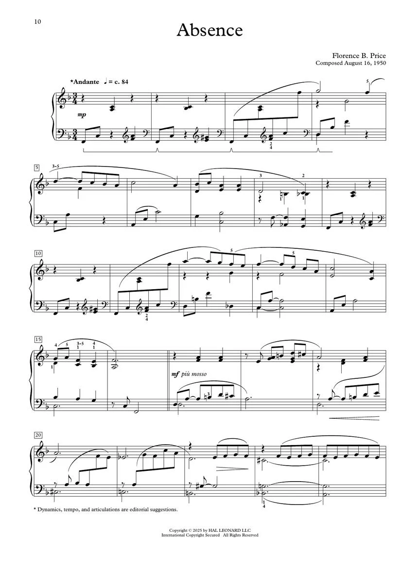 Price: Rediscovered Gems for Piano Solo - Image 4
