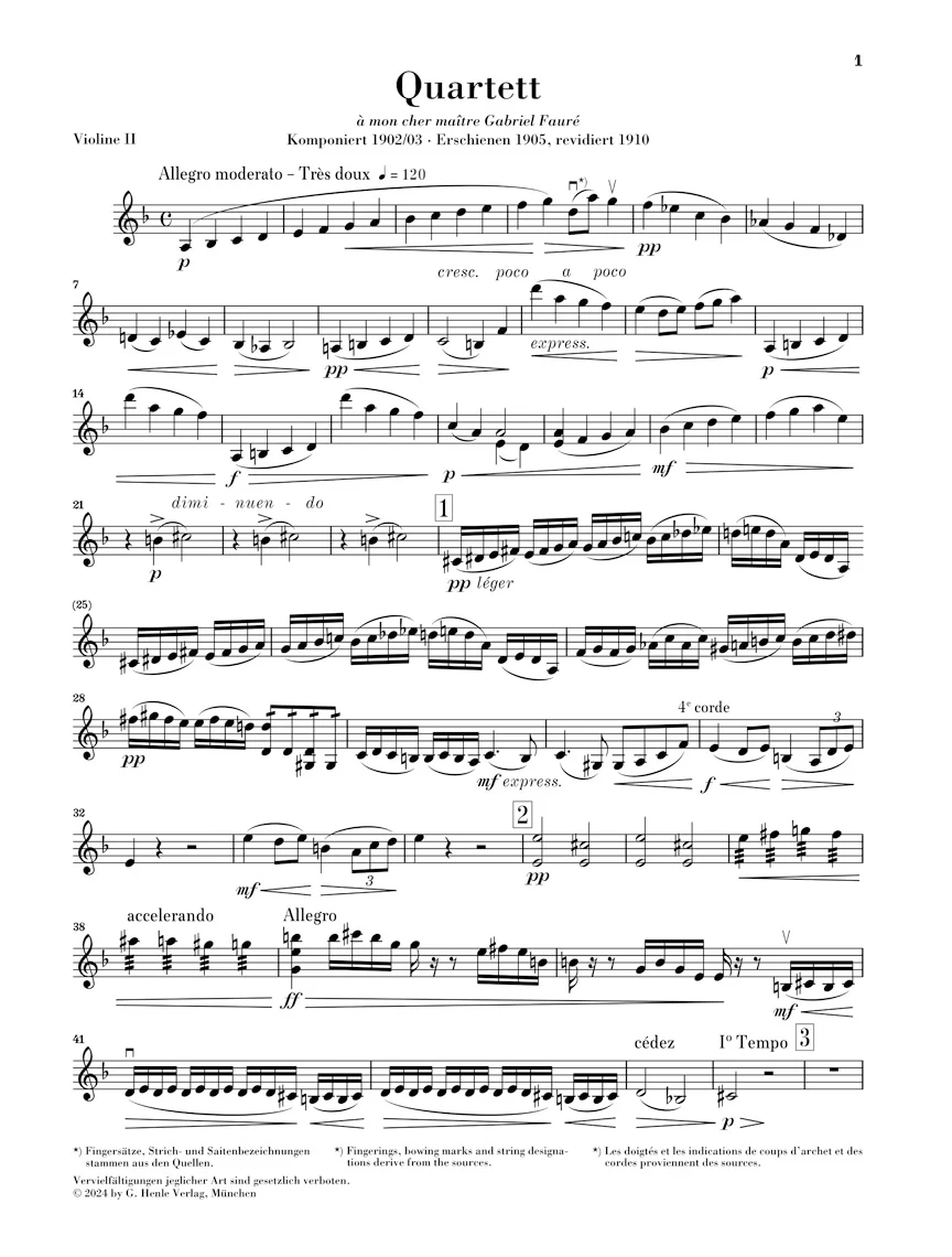 Ravel: String Quartet - Image 3