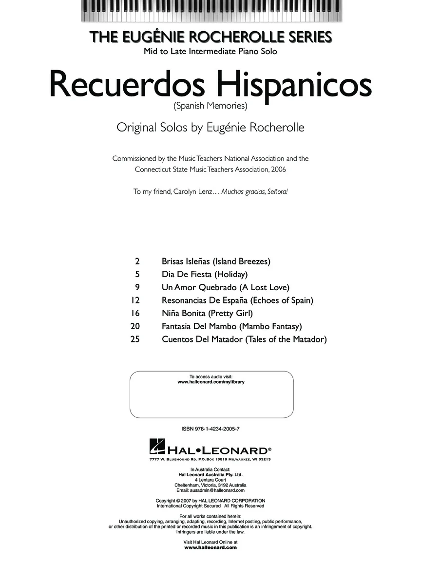 Rocherolle Recuerdos Hispanicos (Spanish Memories) - Image 2