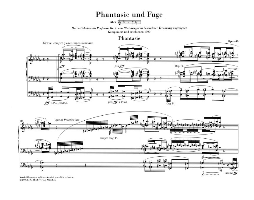 Reger: Fantasie and Fugue on B-A-C-H - Image 2