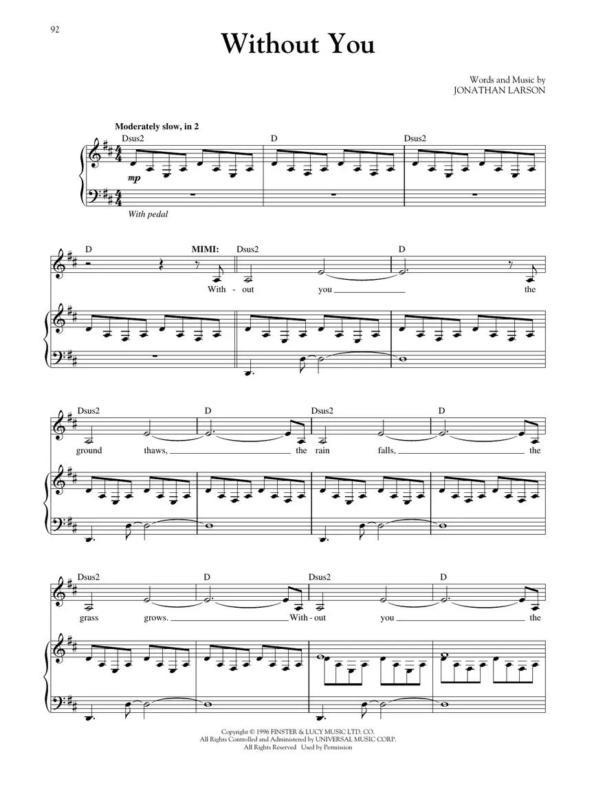 Rent - Broadway Singer's Edition - Image 4