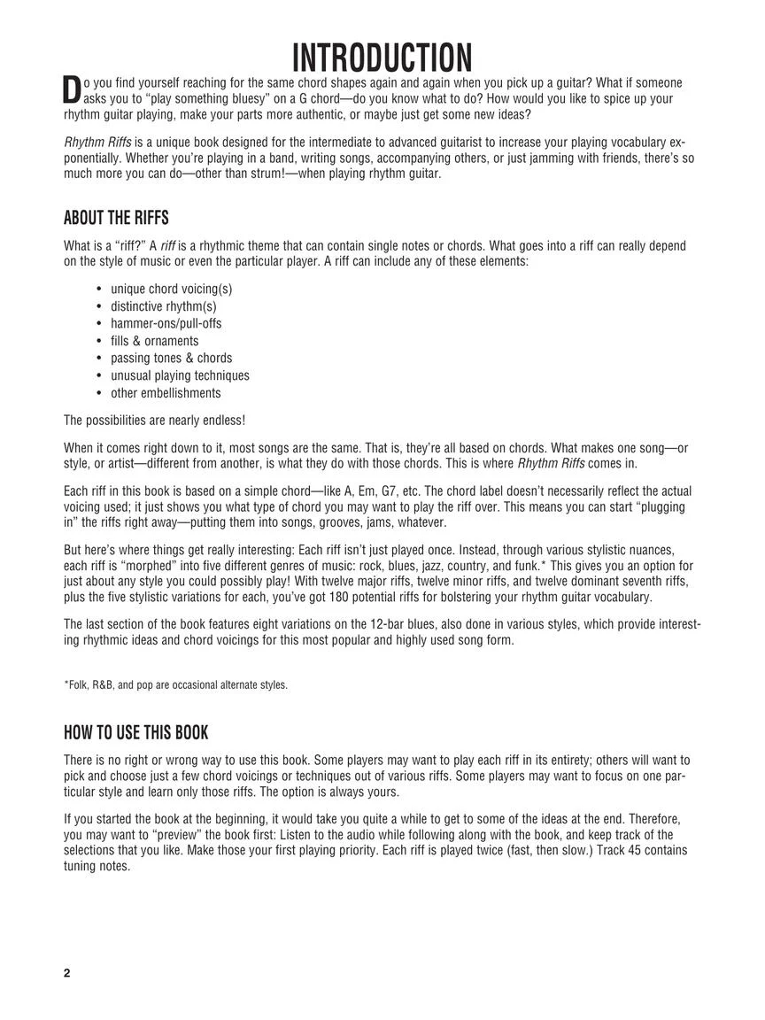 Rhythm Riffs - Hal Leonard Guitar Method Supplement - Image 2