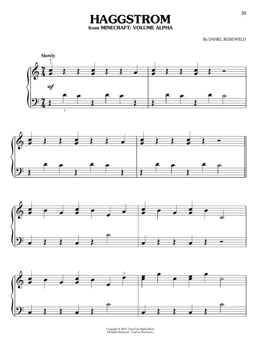 Rosenfeld Music from Minecraft Easy Piano Collection - Image 5
