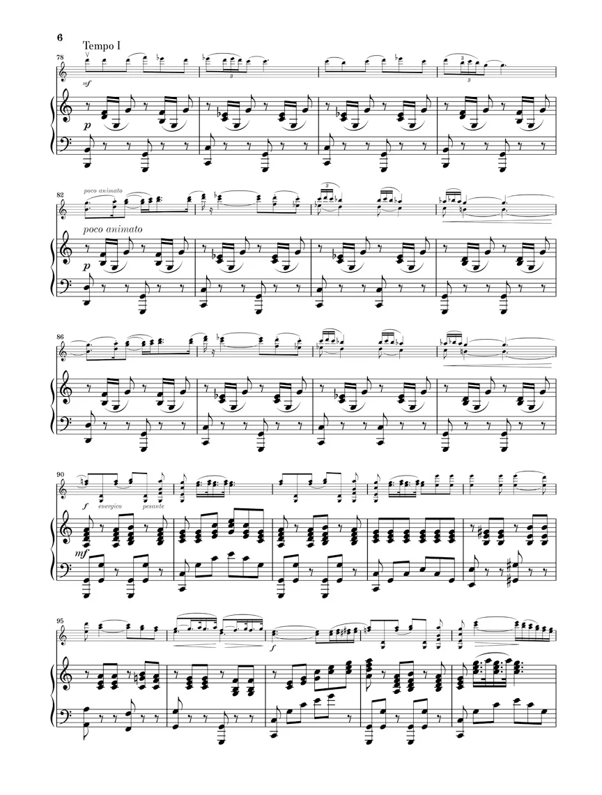 Sarasate: Romanza andaluza - Spanish Dance No. 3 for Violin and Piano (Score and Parts) - Image 3