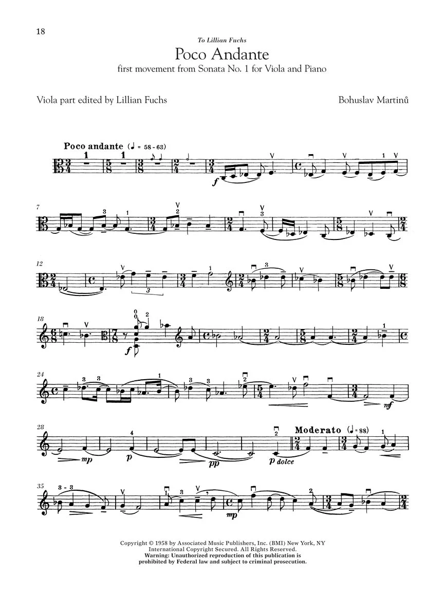 G. Schirmer Viola Anthology - Viola and Piano - Image 6