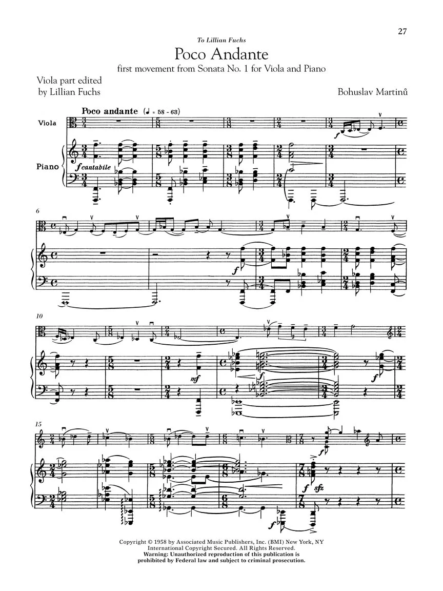 G. Schirmer Viola Anthology - Viola and Piano - Image 7