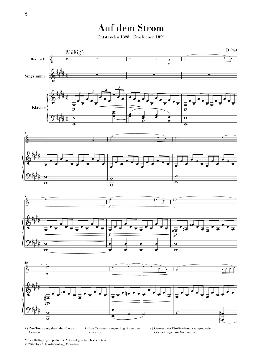 Schubert: On the River D 943 (Score and Parts) - Image 2
