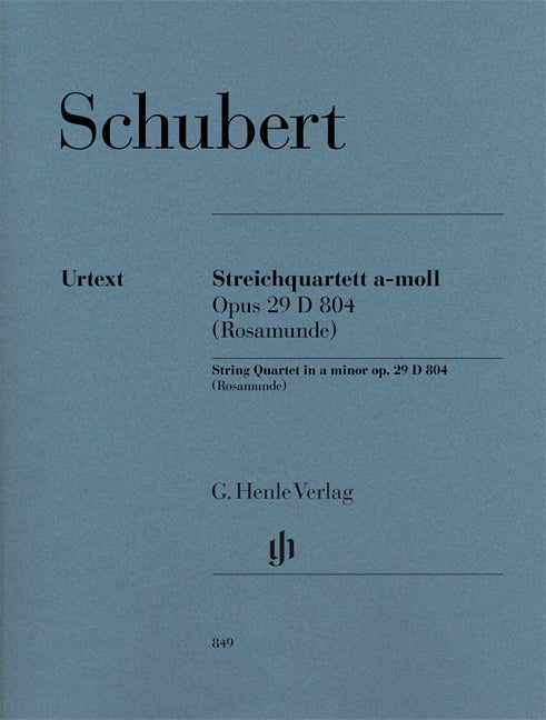 Schubert: String Quartet in a minor, Op. 29 D 804