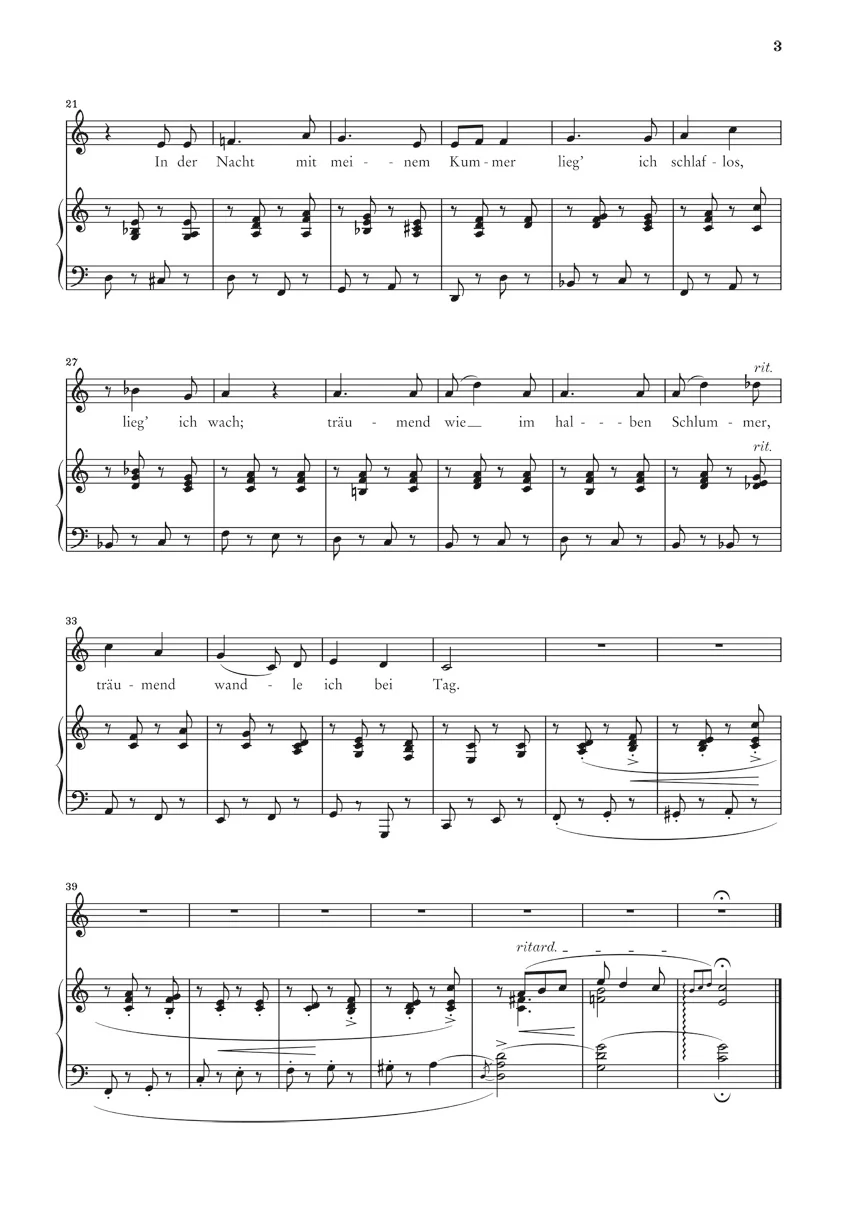 Schumann: Song Cycle, Op. 24 on Poems by Heine - Low Voice - Image 3