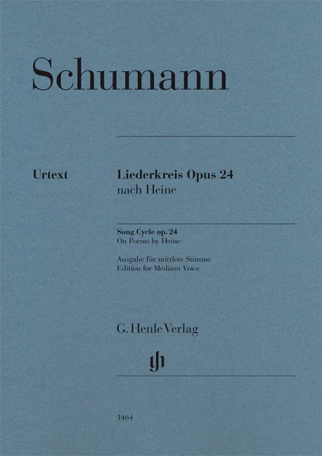 Schumann: Song Cycle, Op. 24 on Poems by Heine - Medium Voice