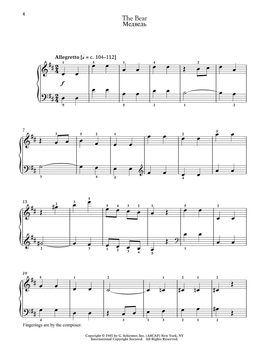Shostakovich - Children's Notebook   Opus 69 Schirmer Performance Editions - Image 5
