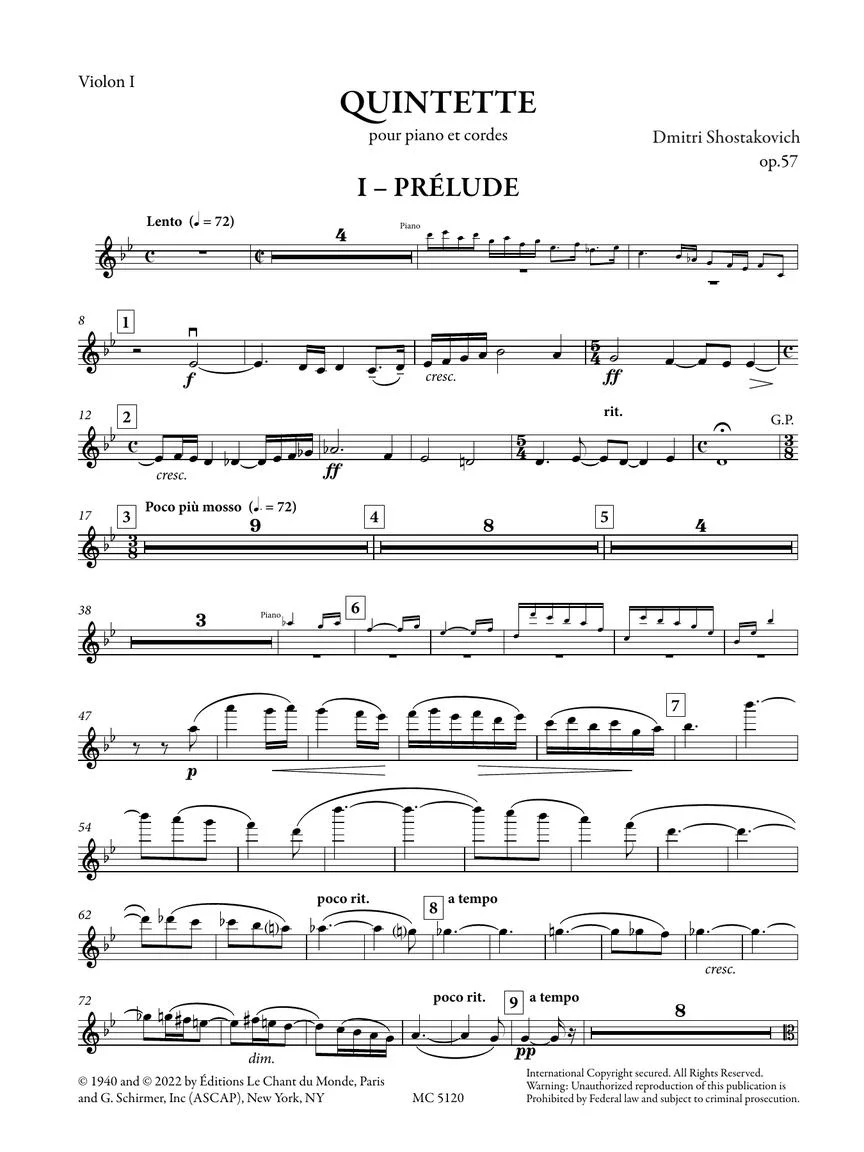 Shostakovich: Piano Quintet, Op. 57 - Image 4