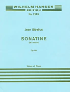 Sibelius Sonatina In E Major For Violin And Piano Op.80