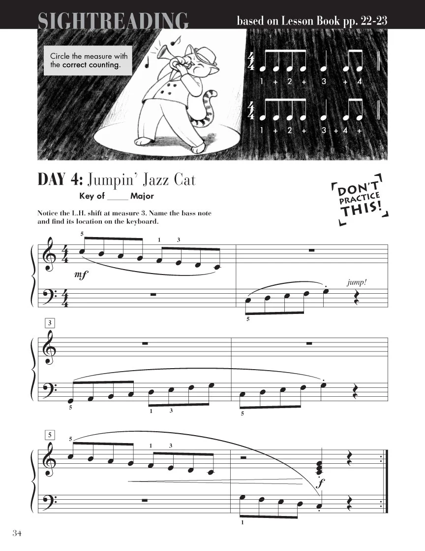 Faber Piano Adventures Sightreading Book 2B - Image 5