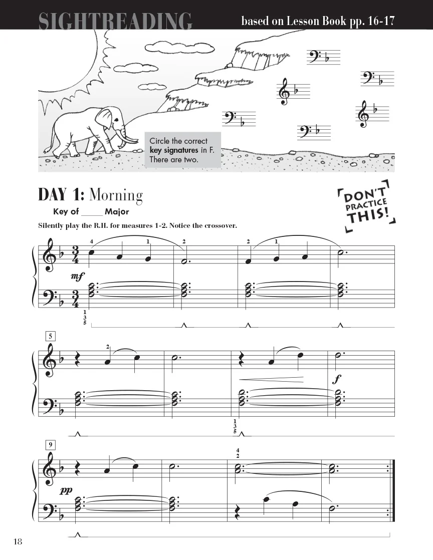 Faber Piano Adventures SightReading Book 3A - Image 4