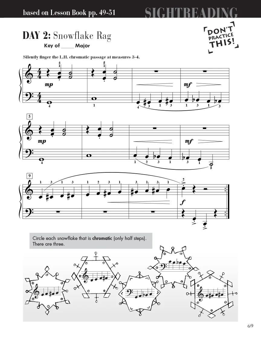 Faber Piano Adventures SightReading Book 3A - Image 7
