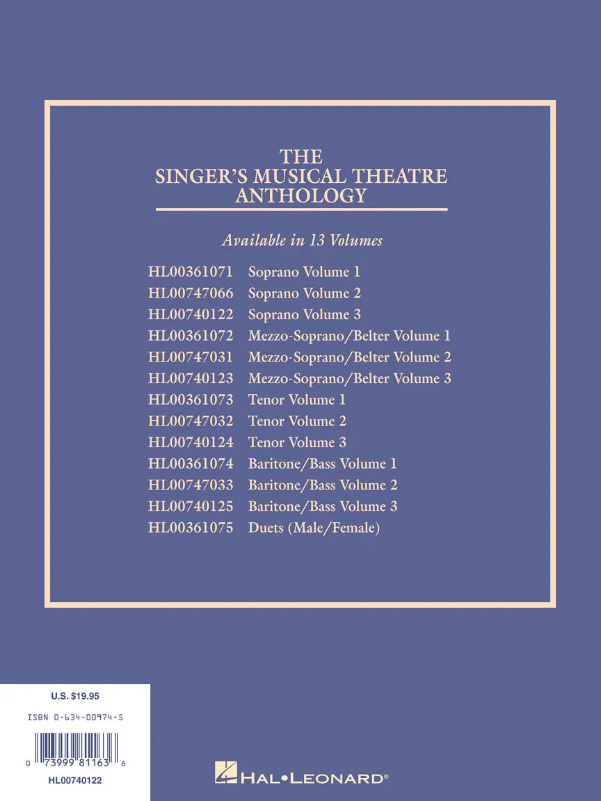 Singer's Musical Theatre Anthology - Volume 3 Soprano Book Only - Image 2