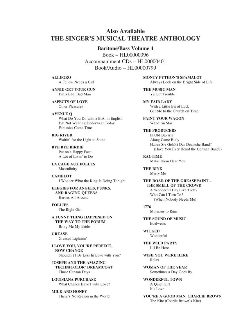 Singer's Musical Theatre Anthology, The - Image 6