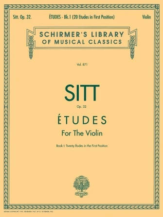 Sitt Etudes, Op. 32 - Book 1