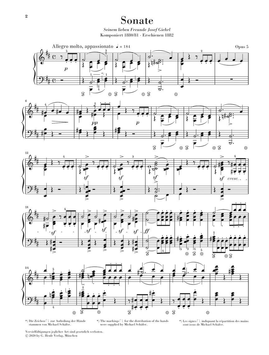 R. Strauss: Piano Sonata in b minor, Op. 5 - Image 2