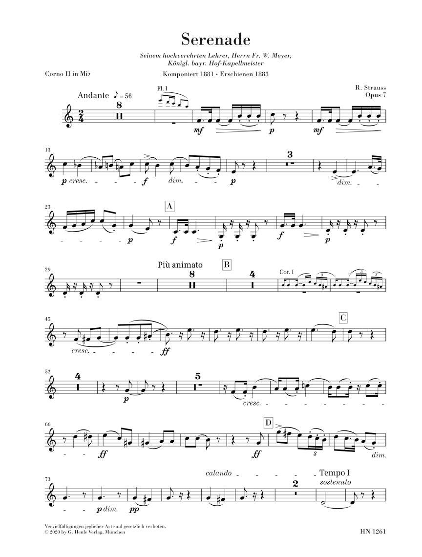 R. Strauss: Serenade for Wind Instruments in E flat major, Op. 7 - Image 11