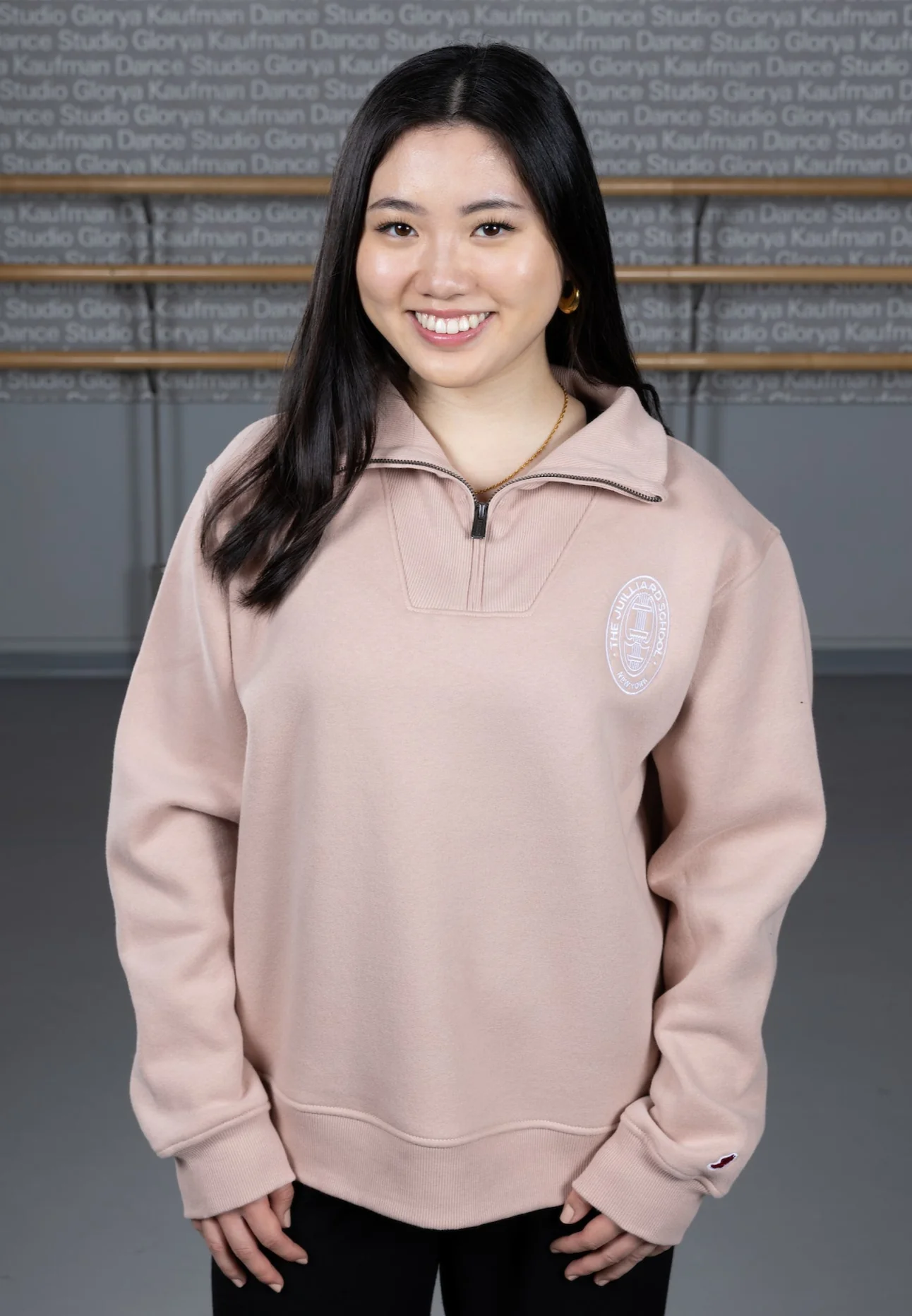 Sweatshirt: 1991 Women's Quarter Zip Fleece - Image 3