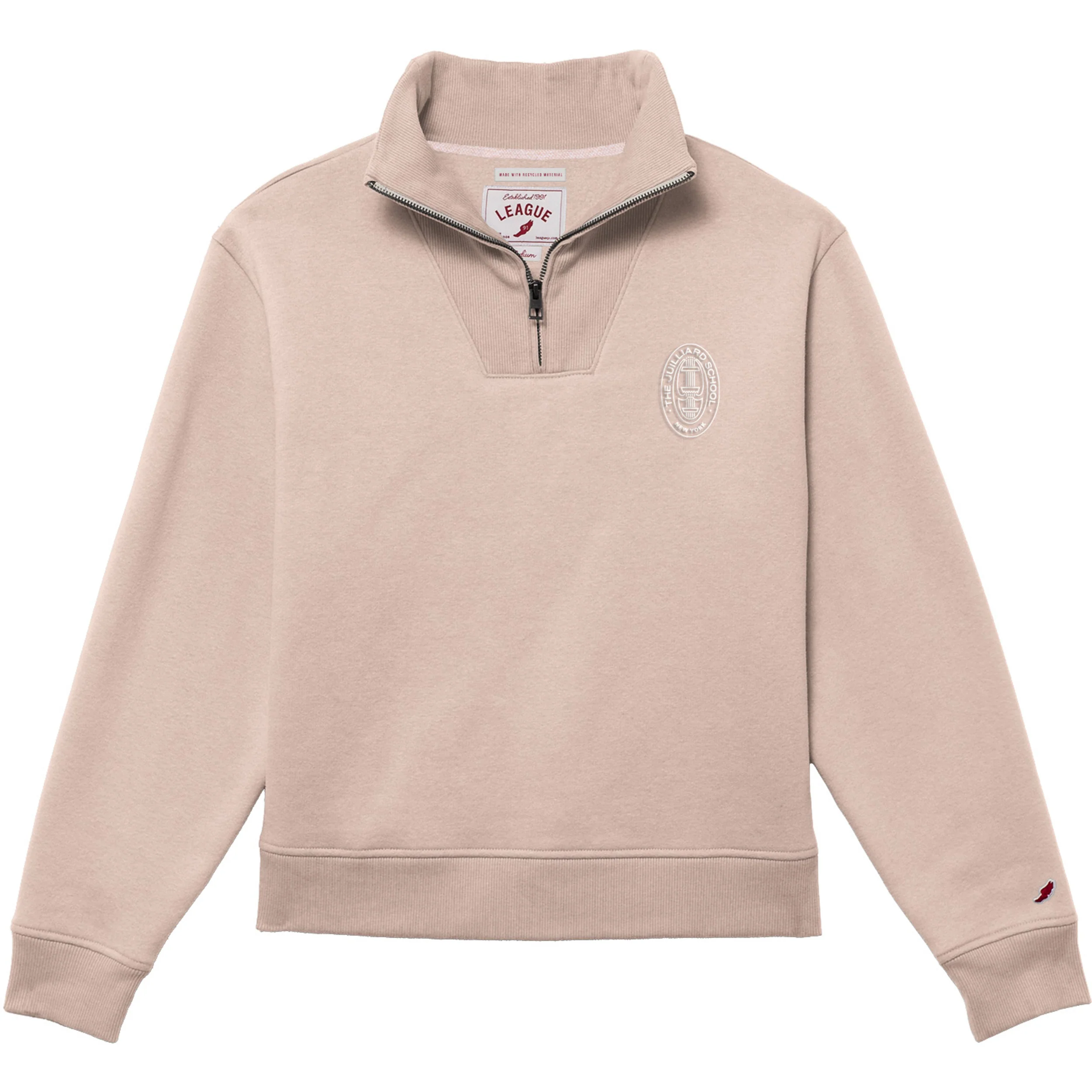 Sweatshirt: 1991 Women's Quarter Zip Fleece - Image 5