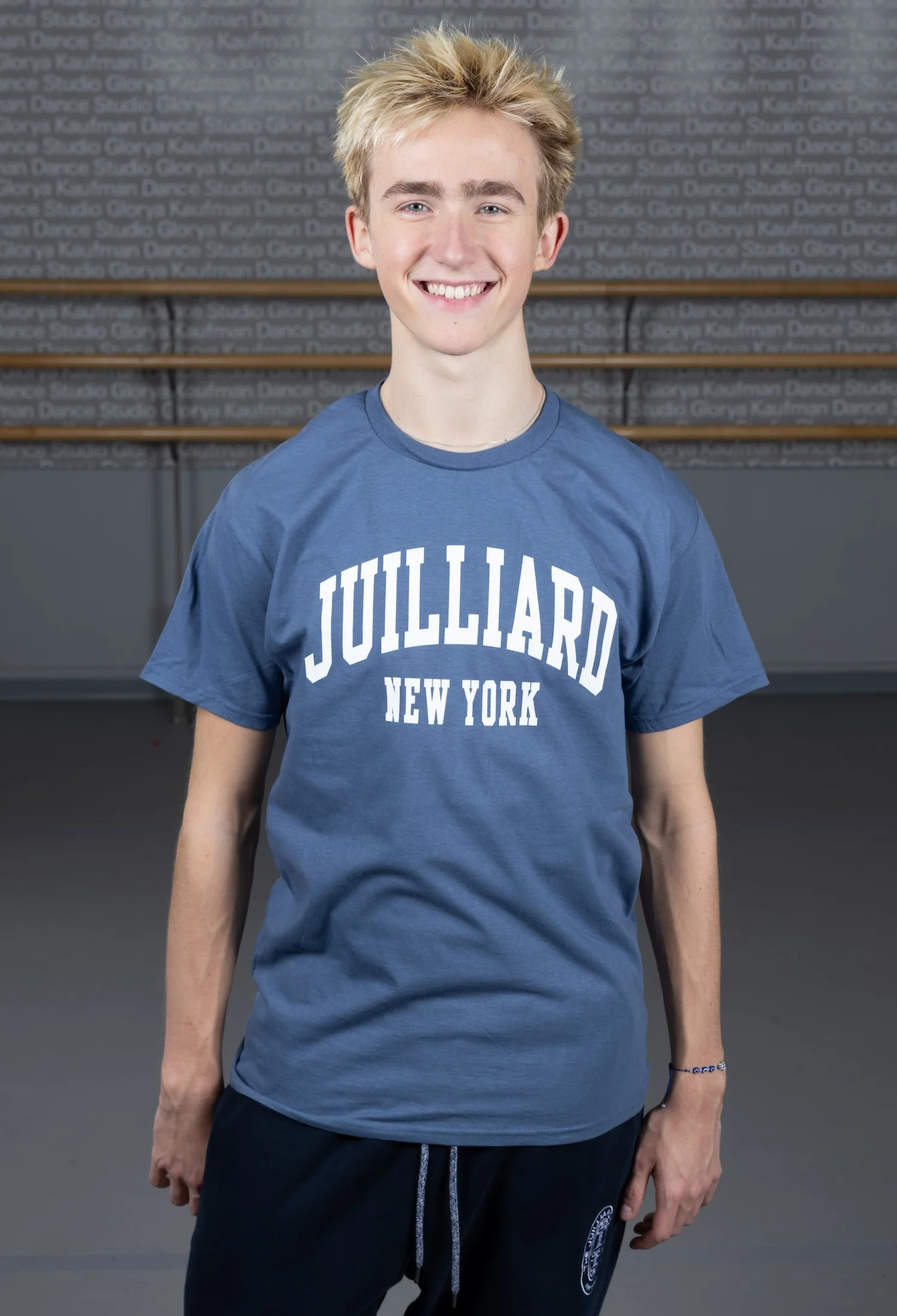T-Shirt: Juilliard EZ Short-Sleeve Unisex (Blues) - Image 3