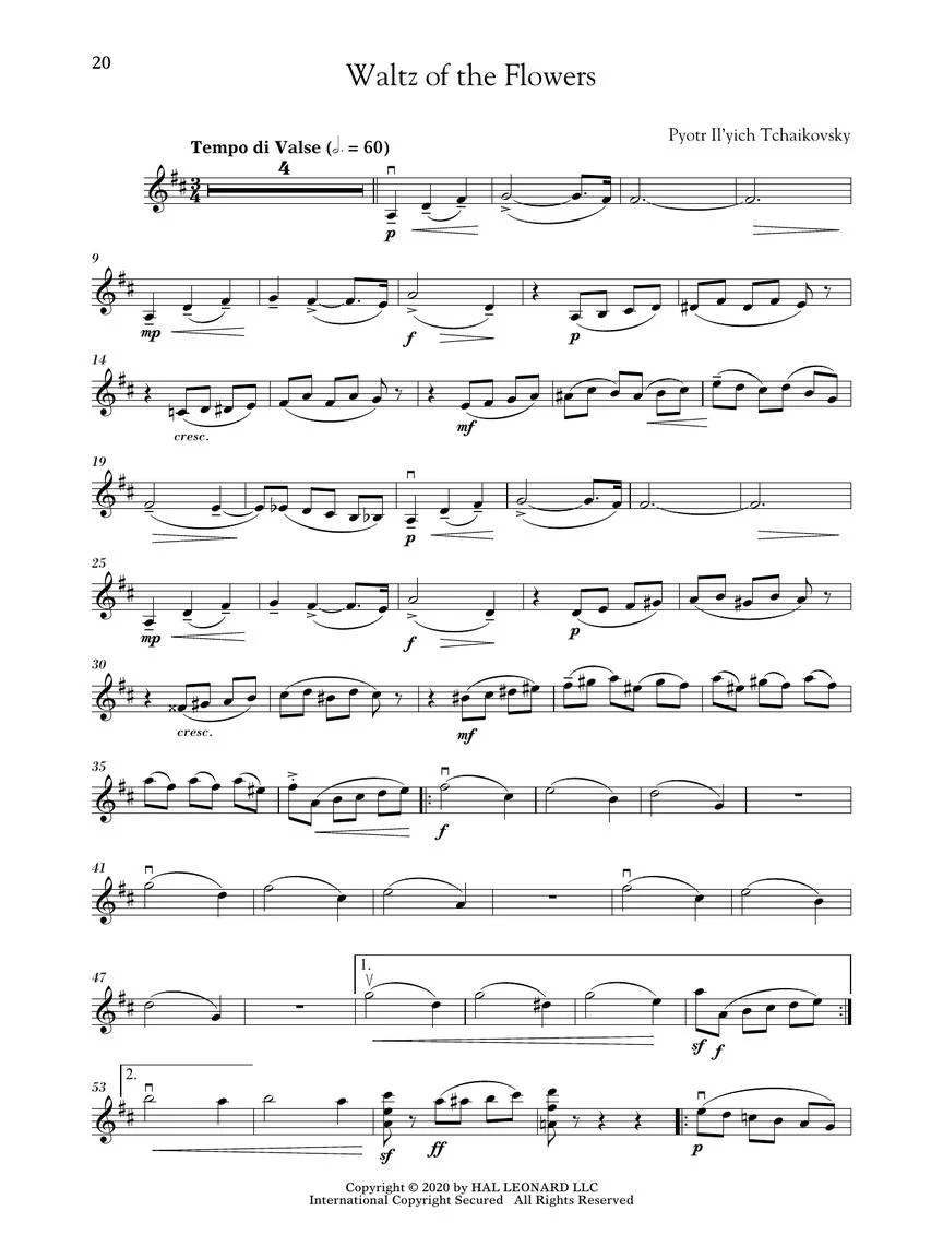 Tchaikovsky The Nutcracker for Classical Players Violin and Piano - Image 5