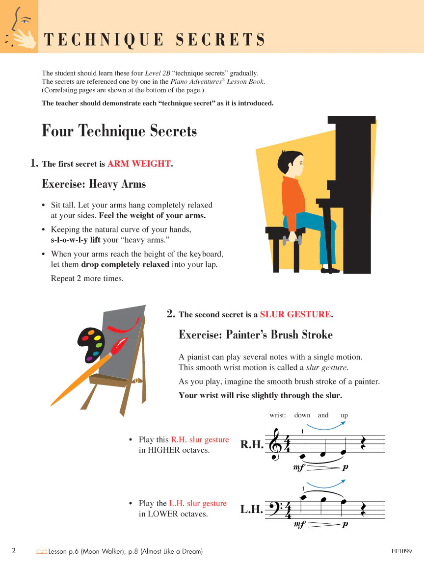 Faber Piano Adventures - Technique and Artistry Book Level 2B - Image 3