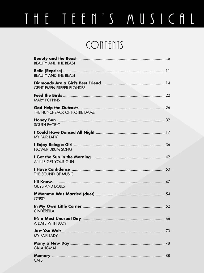 The Teen's Musical Theatre Collection - Young Women's Edition - Image 3