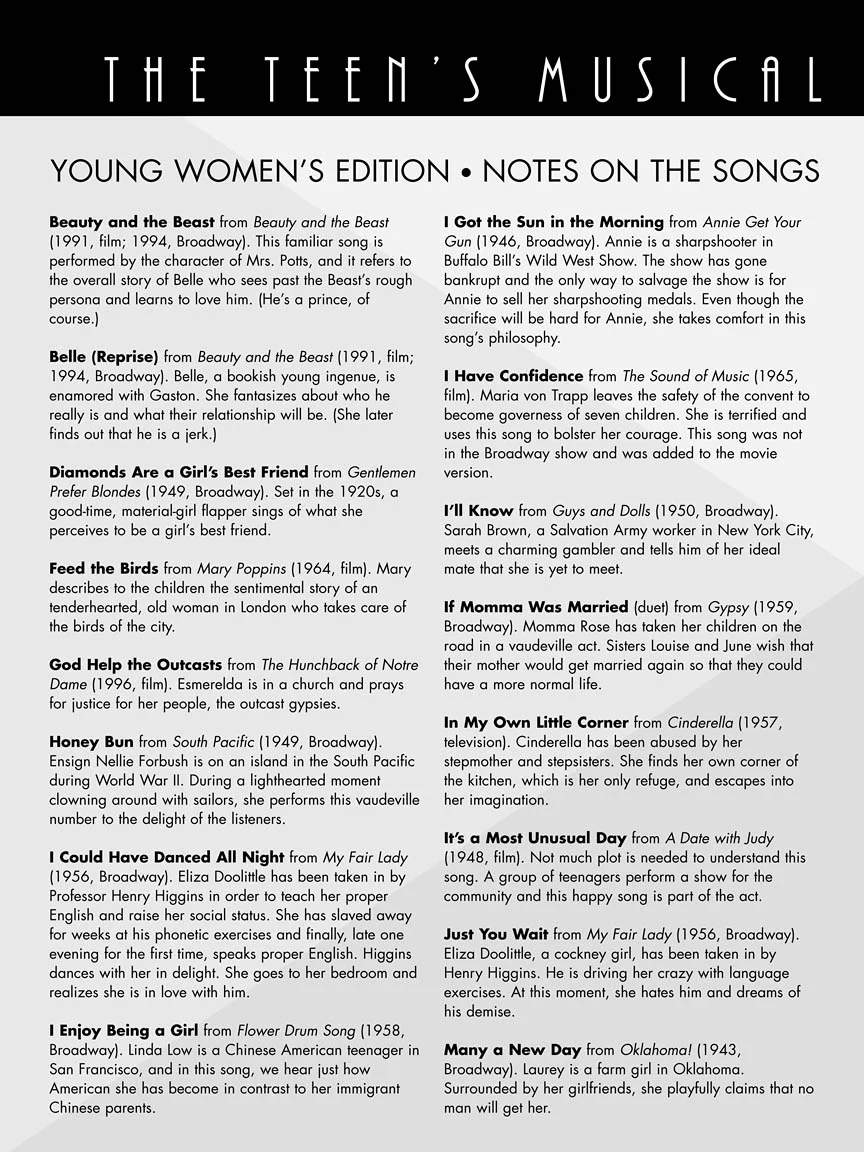 The Teen's Musical Theatre Collection - Young Women's Edition - Image 5