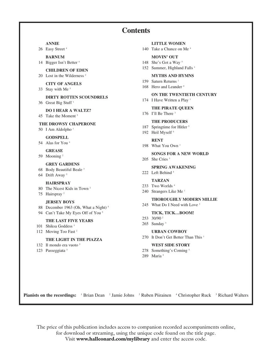 Singer's Musical Theatre Anthology Tenor Volume 5 - Image 3