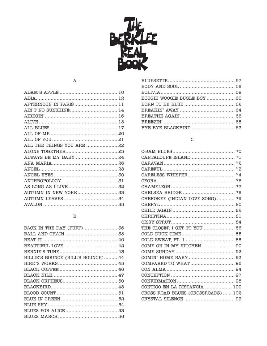 The Berklee Real Book C Instruments - Image 2