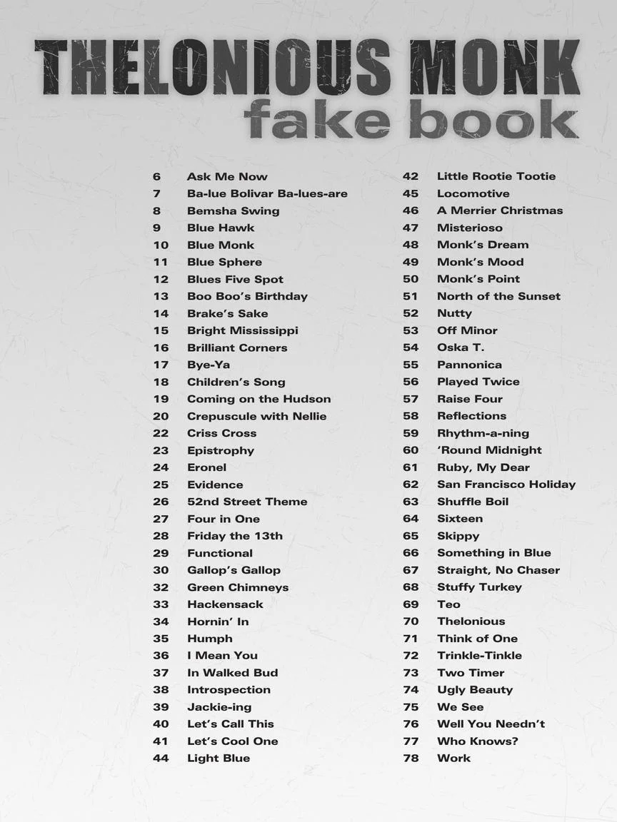 Monk, Thelonious - Fake Book - Image 2