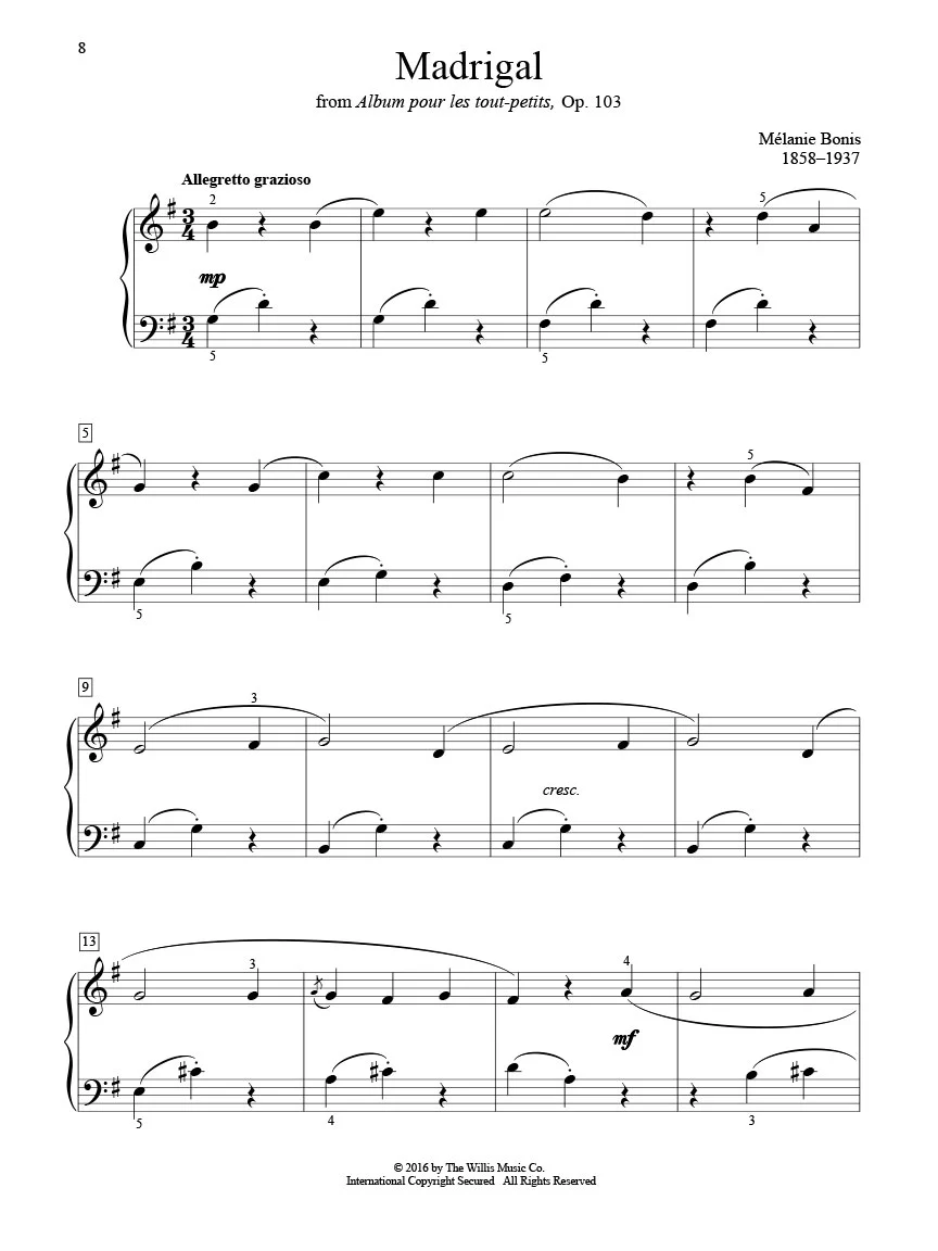 Classical Piano Solos - Thompson Modern Course Second Grade - Image 3