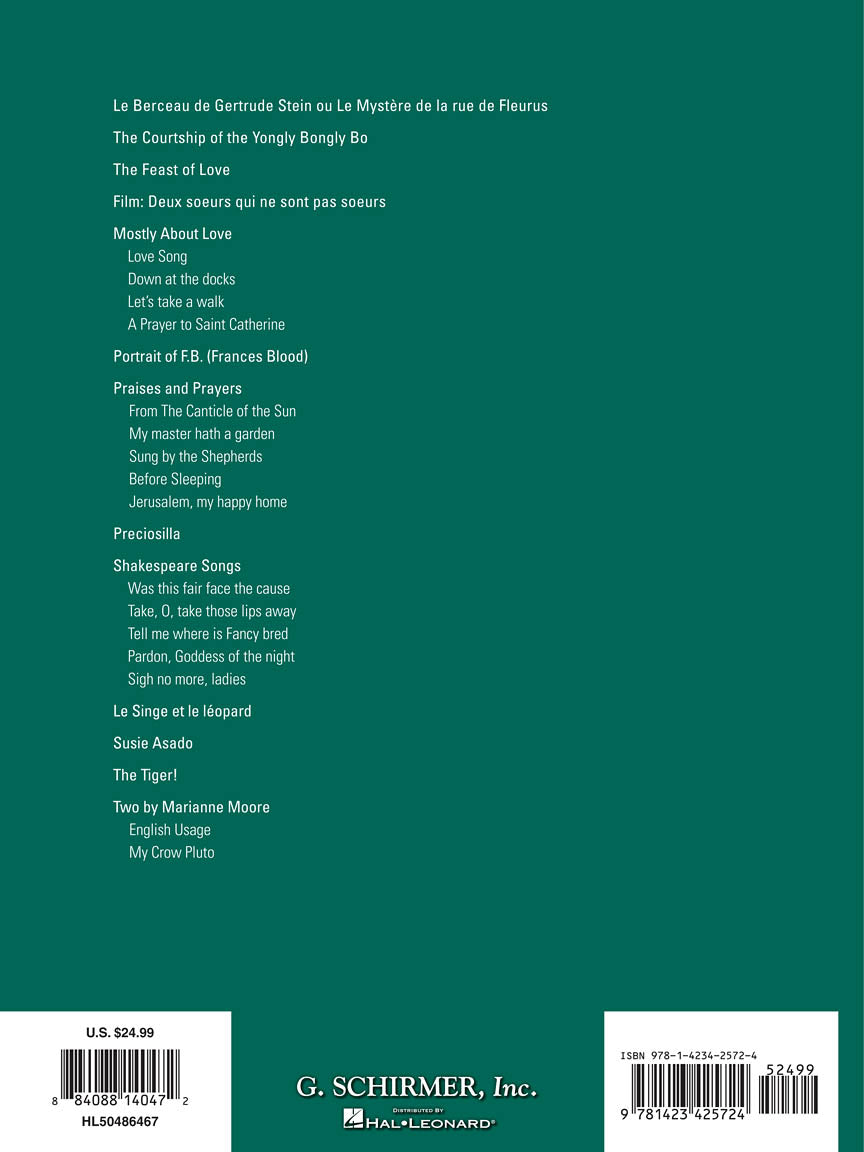Thomson, Virgil: Collected Songs - Image 2