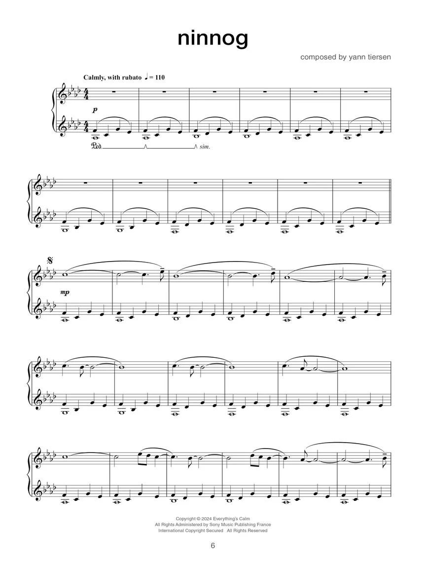 Tiersen: Rathlin from a Distance Piano Solo - Image 2