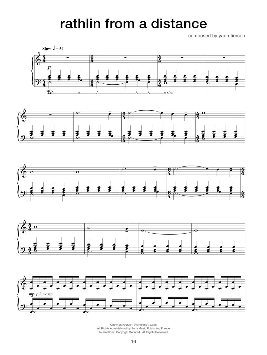 Tiersen: Rathlin from a Distance Piano Solo - Image 3