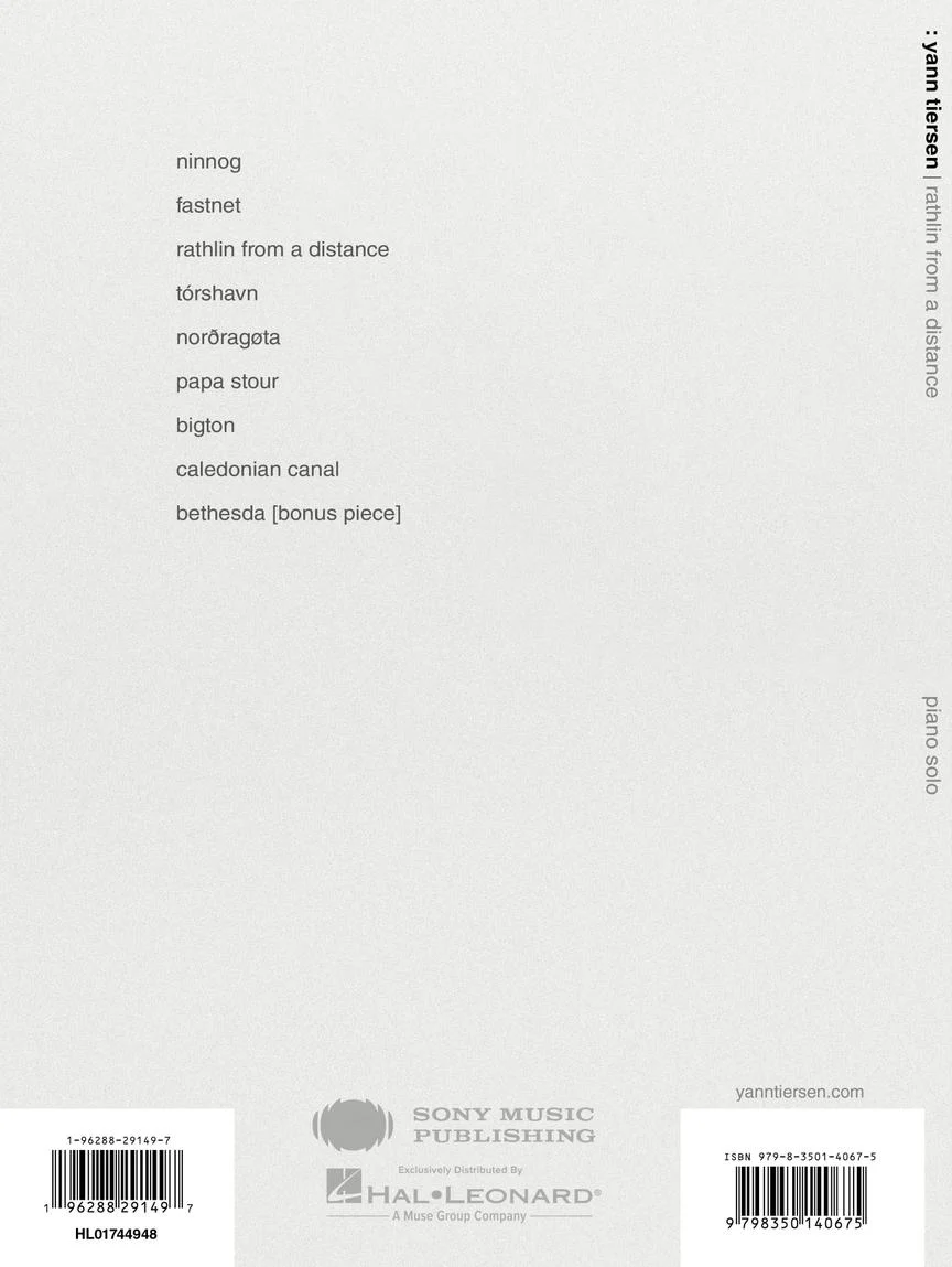 Tiersen: Rathlin from a Distance Piano Solo - Image 5