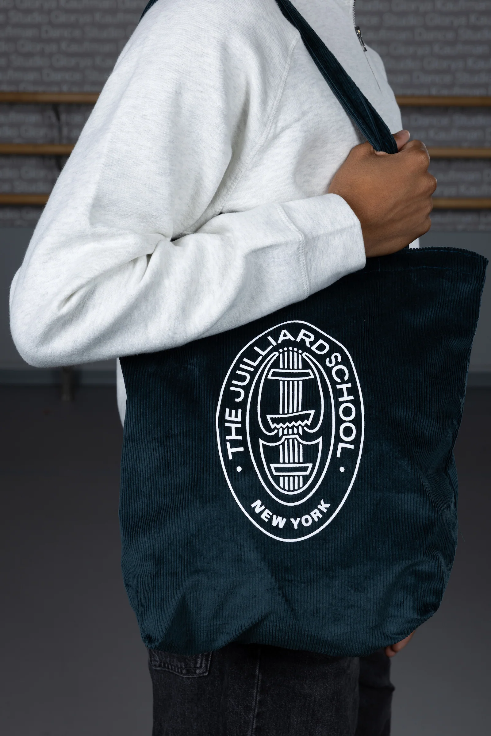 Tote Bag: Corduroy with seal - Image 5