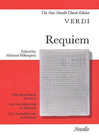 Verdi Requiem Vocal Score