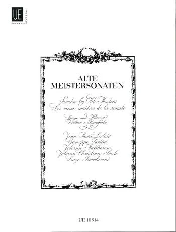 Violin Sonatas by Old Masters