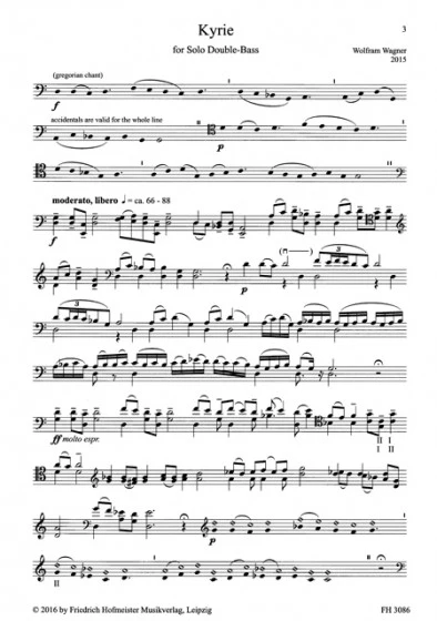 Wagner Kyrie for Double Bass - Image 2