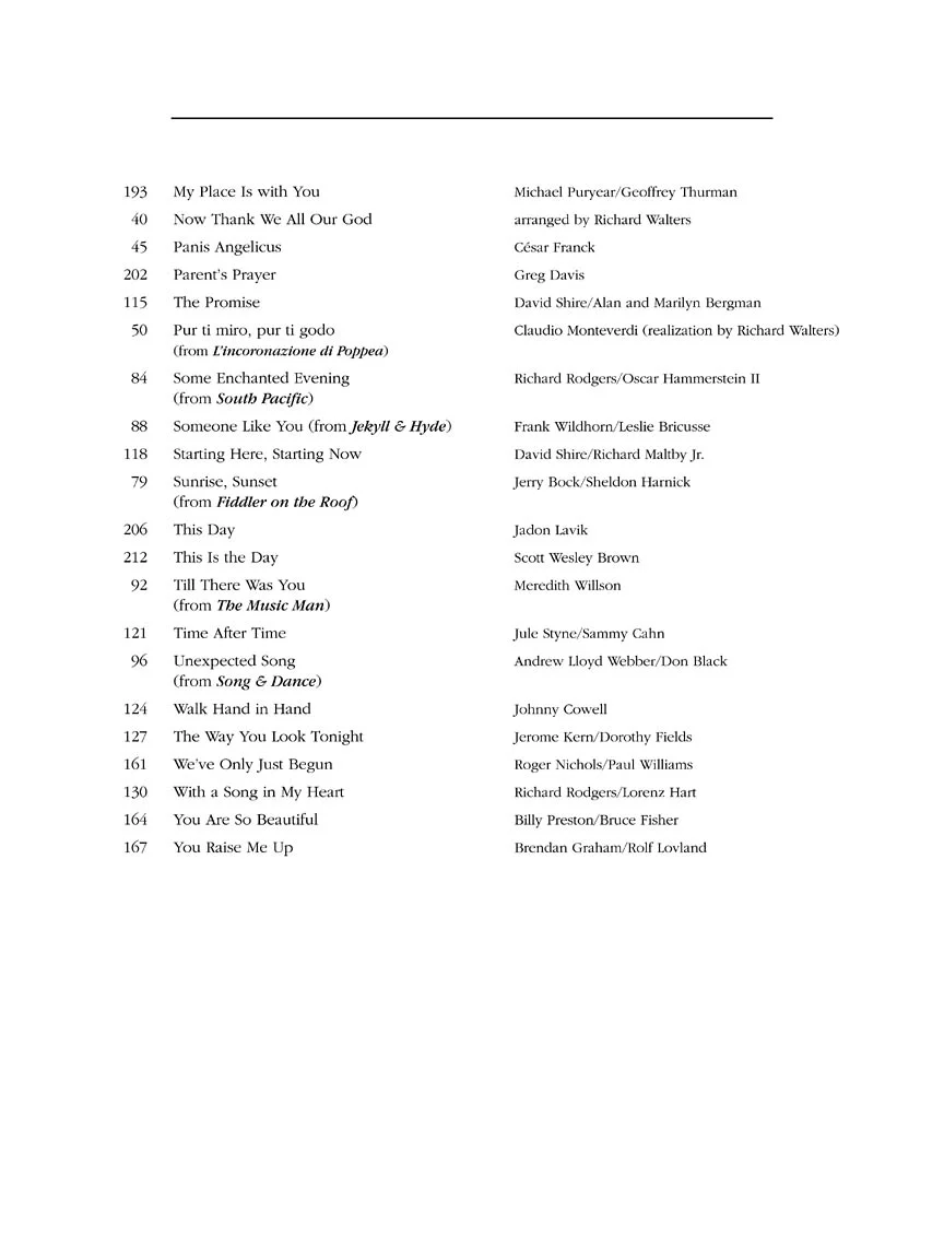 Wedding Collection Low Voice - The Vocal Library - Image 6