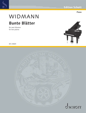 Widmann: Bunte Blätter (Colorful Leaves) 2 Pianos
