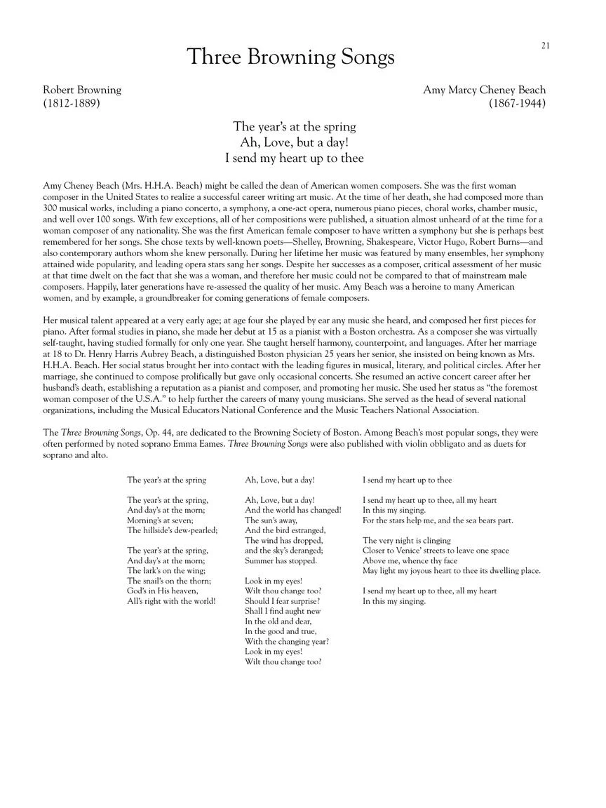 Women Composers - A Heritage of Song High Voice - Image 5